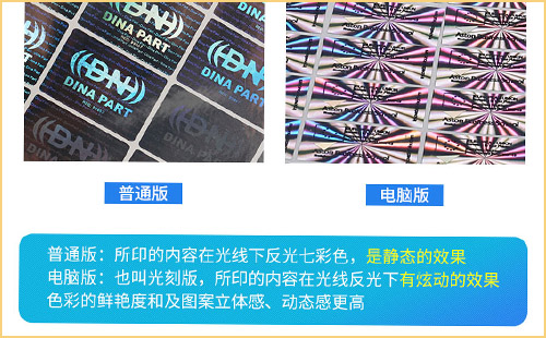 激光防偽標(biāo)簽制作的7個合格標(biāo)準(zhǔn),不懂請進(jìn)
